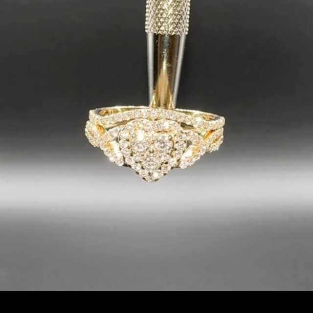The beginning of your forever — 0.92 CT lab diamonds in yellow gold