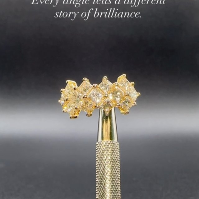For the days your hands do the talking — 3.29 CT natural diamonds